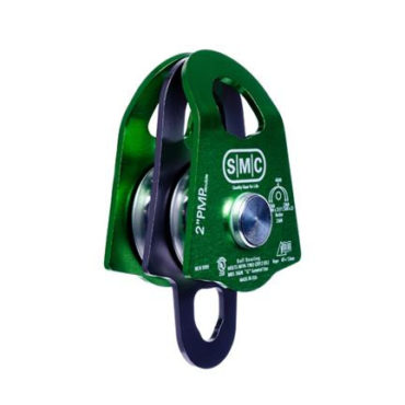 SMC 2" Double Prusik Minding Pulley - Green / Gray