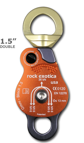Rock Exotica – 1.5in Double Omni Block- Orange
