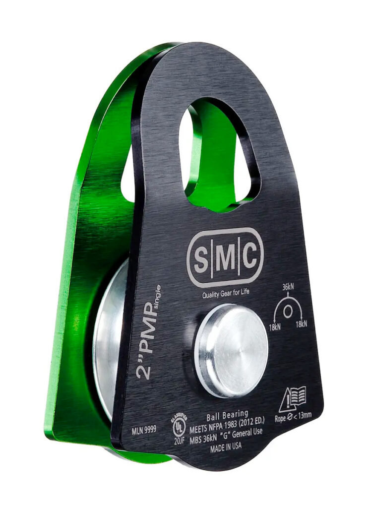 SMC – 2″ Single Aluminum Prusik Minding Pulley “PMP”